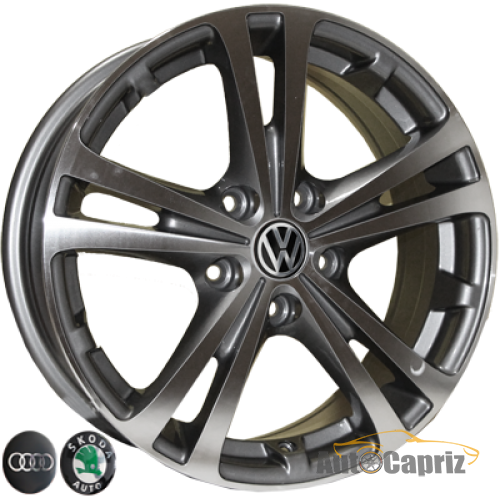 Диски Replica Skoda Z616 DGMF R15 W6.0 PCD5x112 ET47 DIA57.1